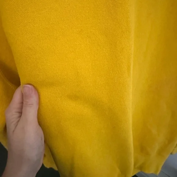 Yellow Sweatshirt with Cherry and Cheetah Design - Picture 2 of 4